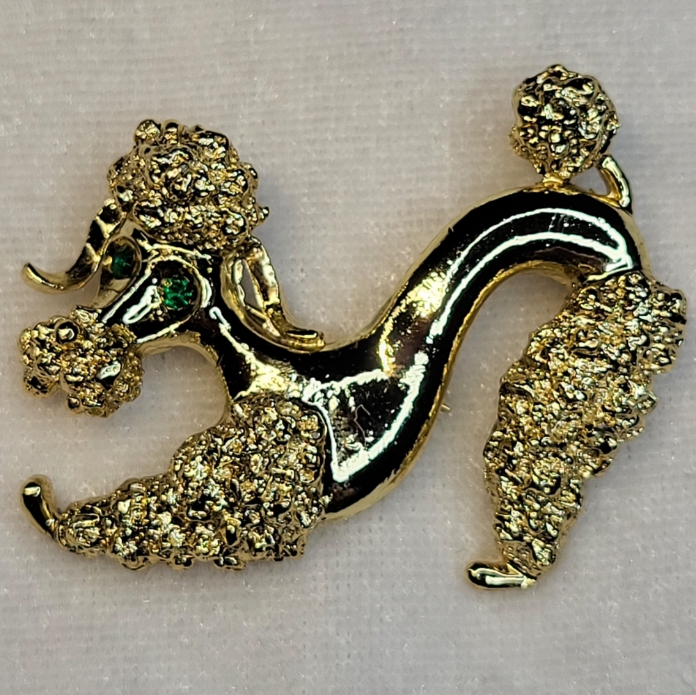 Vintage Gerrys French Poodle Brooch / Pin